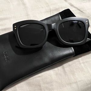 Matte Black Dior Sunglasses